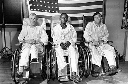 Veteran patients at Crile Hospital, 1950